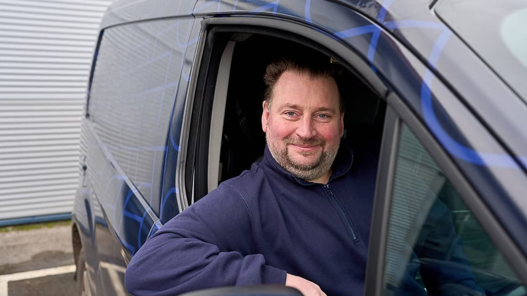 Professional structured cabling installation in server room